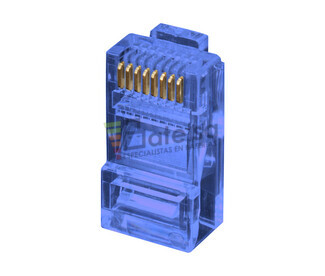 Conector modular RJ45 UTP Cat.6