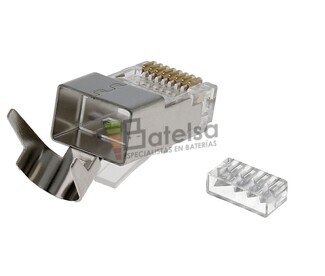 Conector RJ45 Cat.6 UTP-FTP macho