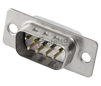 Conector SUB-D 9 pines macho