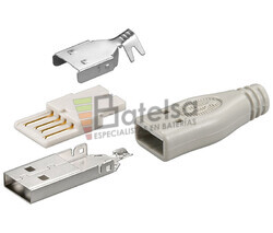 Conector USB-A macho