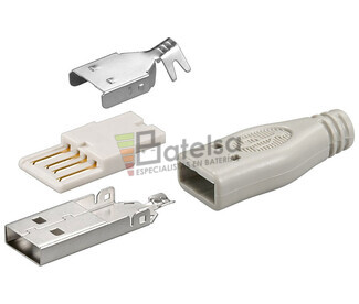 Conector USB-A macho