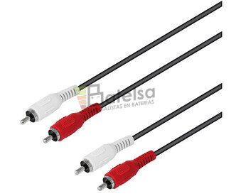 Conexin 2 RCA macho a 2 RCA macho 1.5 metros