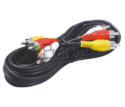 Conexin 3 RCA macho a 3 RCA macho 1.5 metros