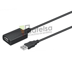 Conexin activa USB-A 2.0 macho-hembra USB-A 2.0