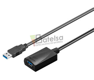 Conexin Activa USB-A 3.0 macho-hembra USB-A 3.0 ,5 metros