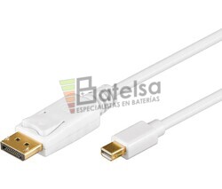 Conexin DisplayPort macho a Mini DisplayPort 1m