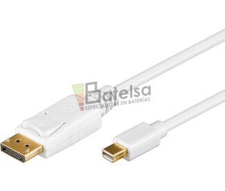 Conexin DisplayPort macho a Mini DisplayPort 1m