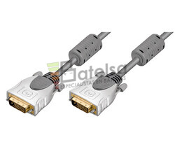 Conexin DVI-D macho a DVI-D macho (24+1 Pin) 1.5 metros