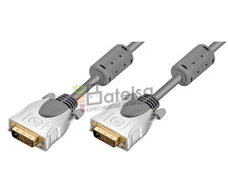 Conexin DVI-D macho a DVI-D macho (24+1 Pin) 1.5 metros