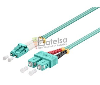 Conexin fibra ptica para datos LC-SC, multimodo dplex, 2m