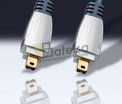 Conexin Firewire con ferrita-Firewire con ferrita 5 metros