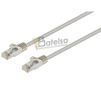 Conexin FTP Cat.6 RJ45 macho - macho, 0.5m Gris