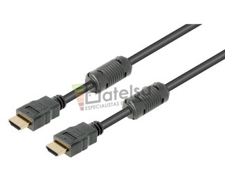 Conexin HDMI 2.0b 4K Hi-Speed Ether, M-M con ferritas 1,0m