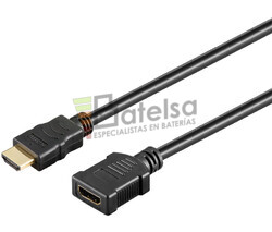 Conexin HDMI 2.0b 4K macho - hembra 0.5m