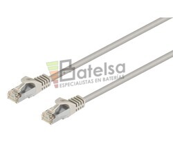 Conexin RJ45 FTP macho - macho, Cat.6 LSHZ Cobre Gris 0.5m