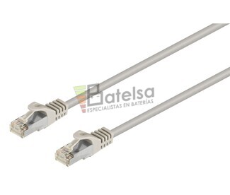 Conexin RJ45 FTP macho - macho, Cat.6 LSHZ Cobre Gris 0.5m