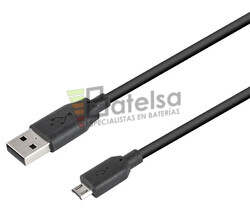 Conexin USB-A 2.0 macho-macho Micro USB, 1.2 metros