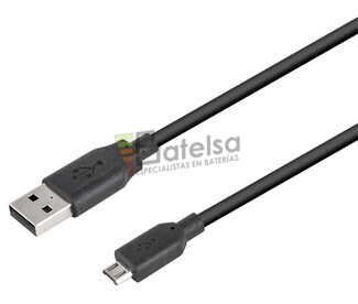 Conexin USB-A 2.0 macho-macho Micro USB, 1.2 metros