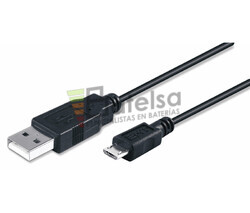 Conexin USB-A 2.0 macho-macho Micro USB 1.8 metros