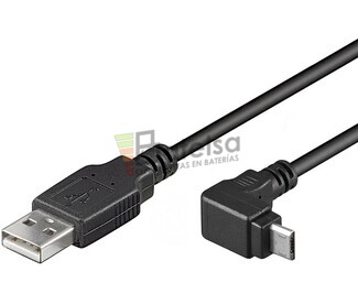 Conexin USB-A 2.0 macho-macho Micro USB 90 1.8 metros