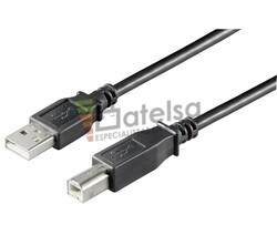 Conexin USB-A 2.0 macho-macho USB-B 2.0, 2.0m