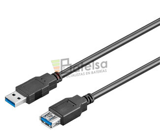 Conexin USB-A 3.0 macho-hembra USB-A 3.0 1.8 metros