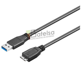 Conexin USB-A 3.0 macho-macho micro USB-B 3.0, 0.5 metros