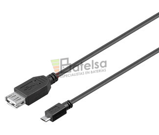 Conexin USB A hembra - micro USB macho