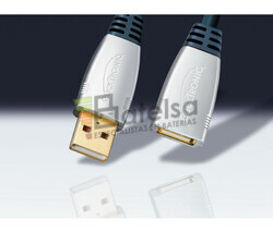 Conexin USB A-USB hembra Cable extensor 5 metros