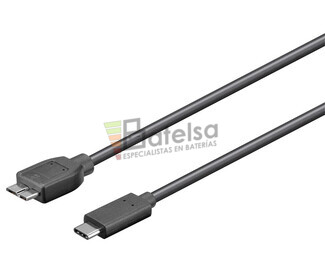 Conexin USB-C 3.1 macho-macho micro USB-B 3.0, 0.6m