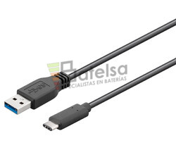 Conexin USB-C 3.1 macho-macho USB-A 3.0, 0.5m