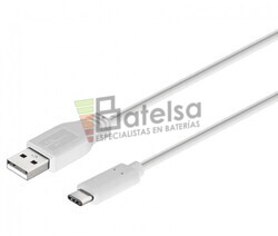 Conexin USB-C macho-macho USB-A 2.0 1,0m