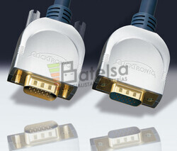 Conexin VGA/SVGA M con ferrita-VGA/SVGA M con ferrita 2 metros