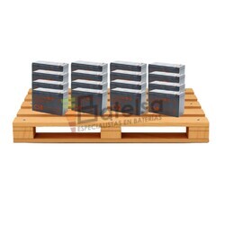 Conjunto de 16 HR1234WF2, respaldo eficiente para SAI y telecomunicaciones