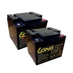 Conjunto de 2 bateras WP50-12, Ciclo profundo para movilidad segura