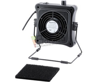 Extractor de humos nocivos en soldadura y ventilador