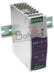 Fuente alimentacin 24 Voltios 5 Amperios WDR-120-24