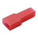 Funda conector faston hembra 6.35 mm roja ( 10 Unidades )