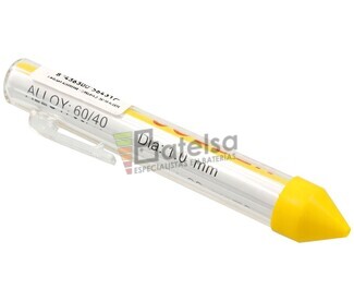 Hilo de estao 1.0mm 60Sn-40Pb 2 Flux tubo de 20g