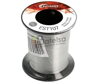 Hilo de estao 60 Sn 40 Pb 2 Flux 1.00mm carrete 100gr