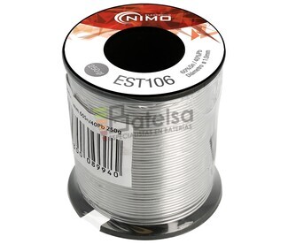 Hilo de estao 60 Sn 40 Pb 2 Flux 1.00mm carrete 250gr