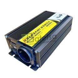 Inversor 12VDC a 220VAC 1.000 watios / 2.000 Pico Onda Modificada OM12-1000 Premium Battery