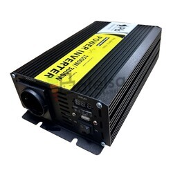 Inversor 12VDC a 220VAC 1.500 watios / 3.000 Pico Onda Modificada OM12-1500 Premium Battery