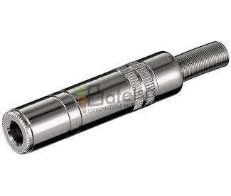 Jack hembra mono de 6.3mm metlico