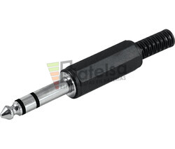 jack macho estreo de 6.3 mm