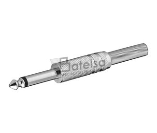 Jack macho mono de 6.3mm metlico