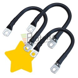 Juego de 3 cables conexin bateras Trojan T-125 borne Tornillo ELPT