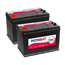 Kit 2 Bateras 24 Voltios 95 Amperios Monbat GR27 12V DC-95