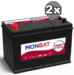 Kit 2 Bateras 24 Voltios 95 Amperios Monbat GR27 12V DC-95