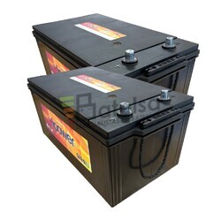 Kit 2 Bateras Solar Sin Mantenimiento 200 Amperios 12V
